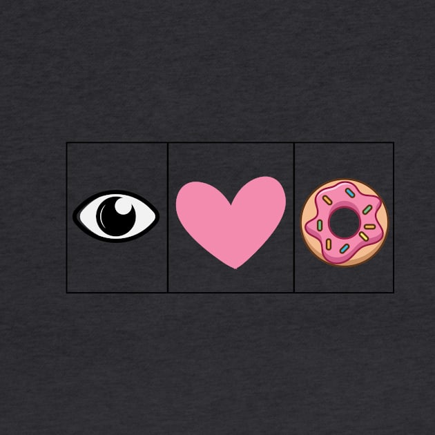 I love Doughnuts - Lovely T-Shirt Gift by ehabsalem